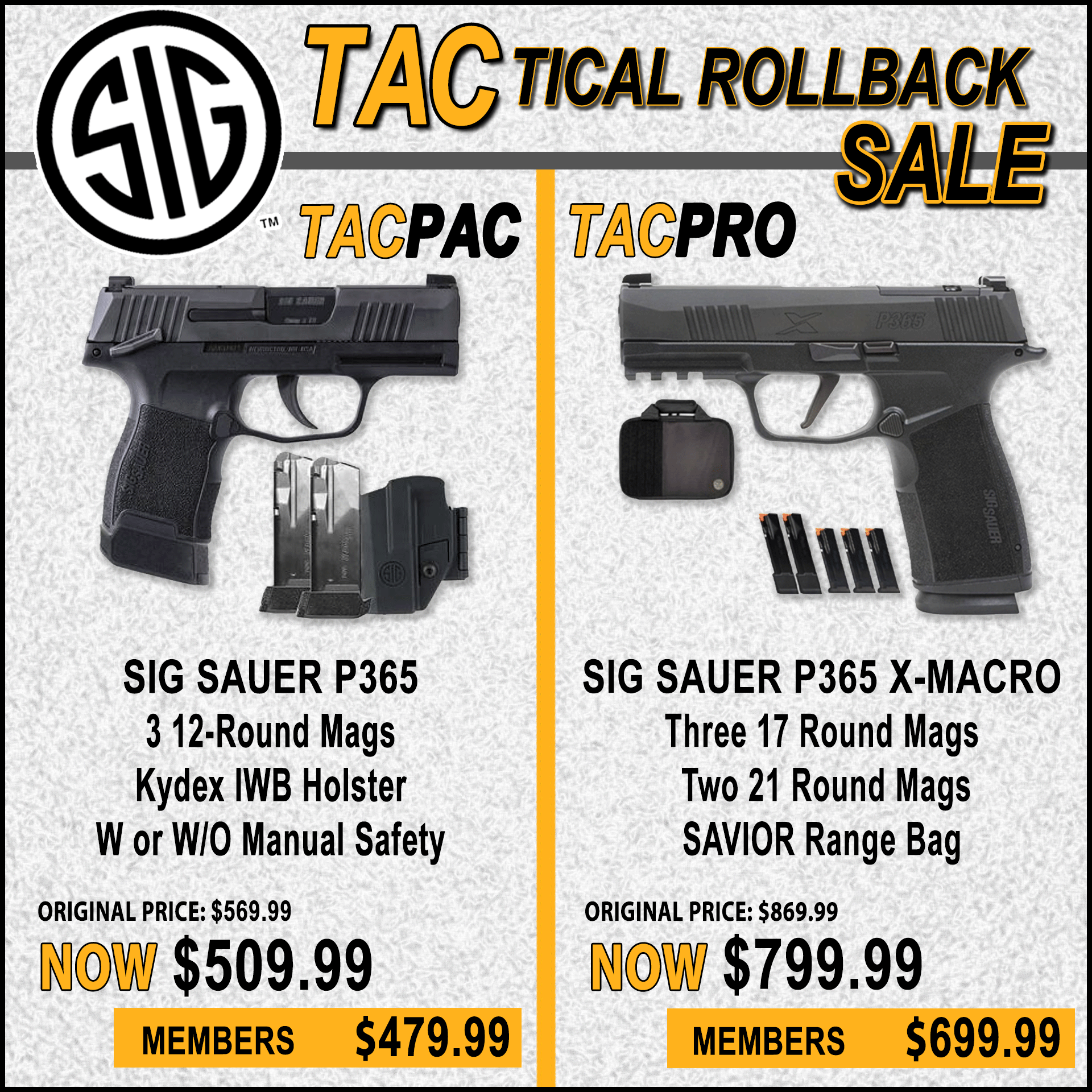 sigtacsale Silent Night - Suppressor Silencer Event