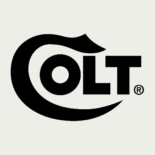 Black stylized word "COLT" logo on a light background, with the letter "C" forming a curved shape around the rest of the letters.